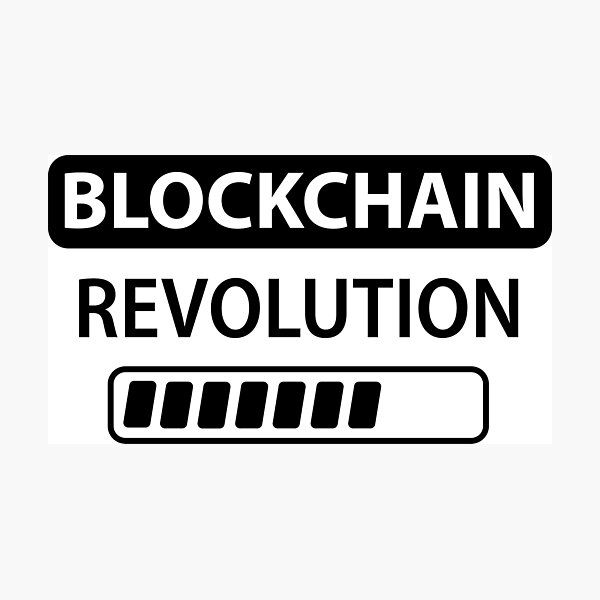 Artikel-Vorschau von Blockchain-Revolution - Kryptowährung, designt und verkauft von Sucryptoz Store.