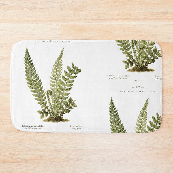 Item preview, Vintage Fern Design Holly Fern Scientific Journal Page designed and sold by Wenkatdesigns.