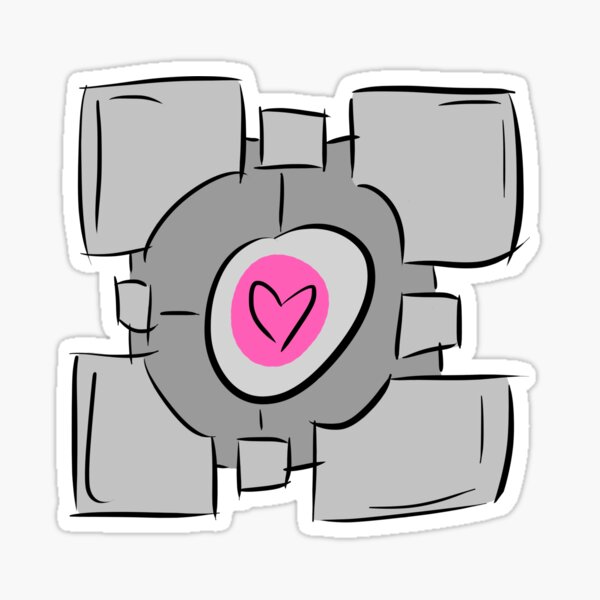Item preview, Companion Cube - Portal designed and sold by mattwilldo.