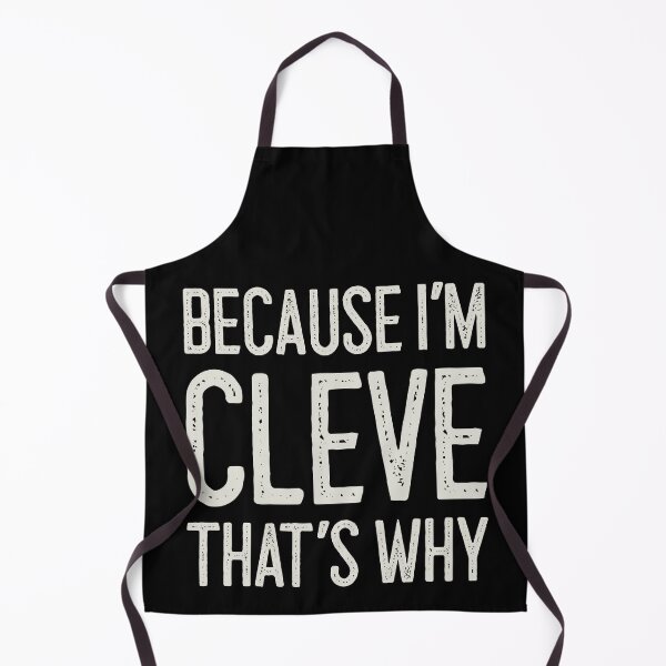Item preview, Because I’m Cleve That’s Why Funny Personalized Name designed and sold by MariosNydras.