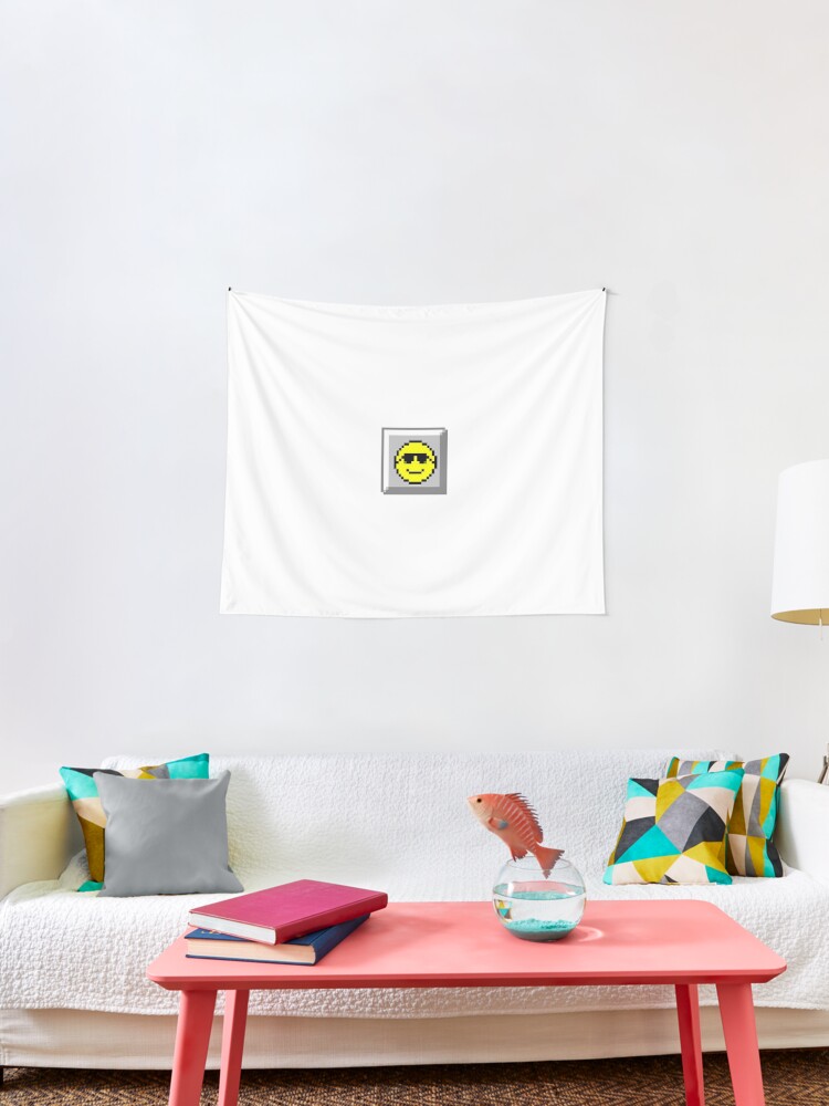 Minesweeper Retro Smiley Face Tapestry By Maybeoffensive Redbubble - retro weekend lampshade roblox