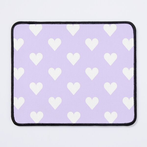 Item preview, Medium WHITE & LILAC LOVE HEARTS designed and sold by RachelMacht.