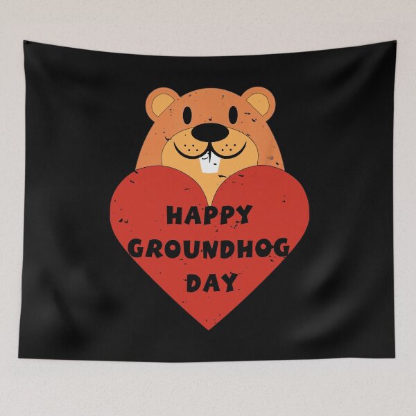 Item preview, Happy groundhog day designed and sold by Layla Art.