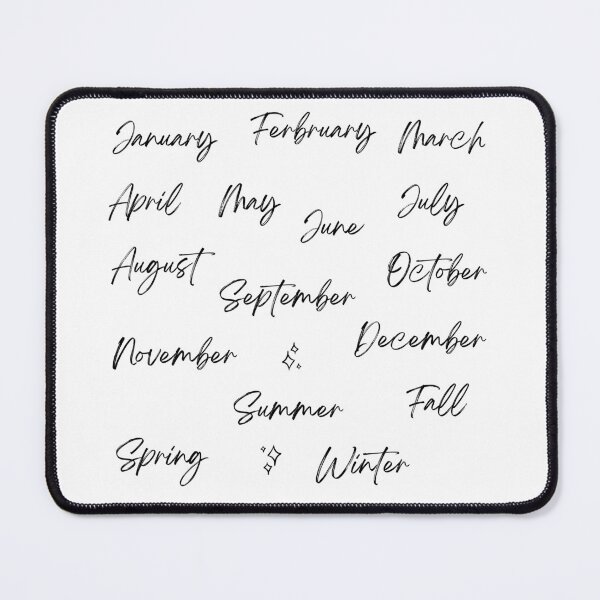 Item preview, For Journal Planners Months and Seasons US designed and sold by JaneDesignsForU.