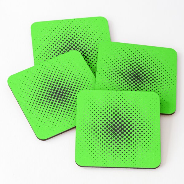 Item preview, Black Dots with green background designed and sold by Md Rashid  Hasan.