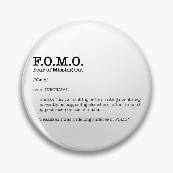Item preview, FOMO (black) designed and sold by didijuca.