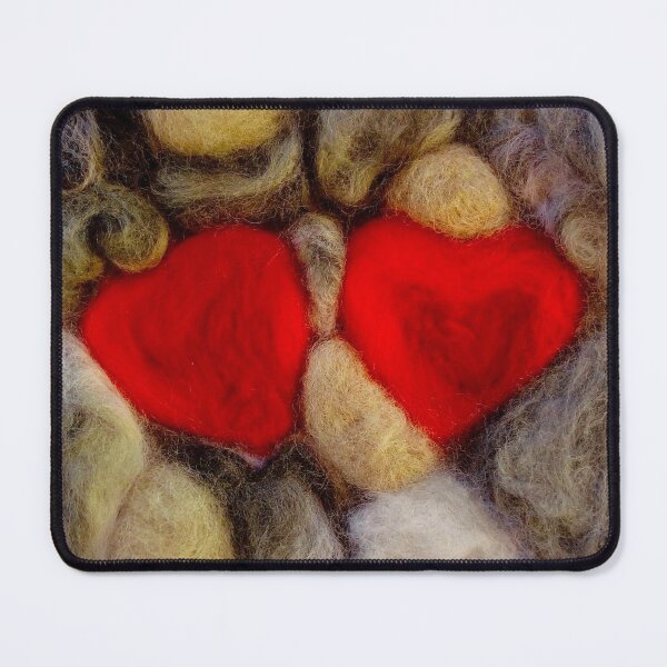 Item preview, duo hearts on a pebble beach designed and sold by FLEURDELAINE04.