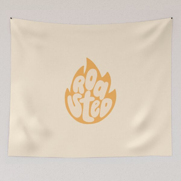 Item preview, Roasted Lettering (Orange) designed and sold by PepAndGrace.