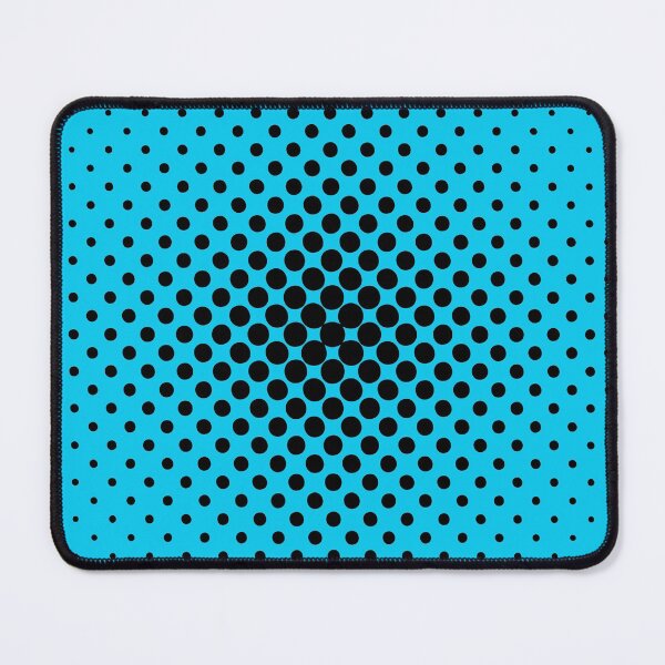 Item preview, Black Dots with cyan background designed and sold by Md Rashid Hasan.