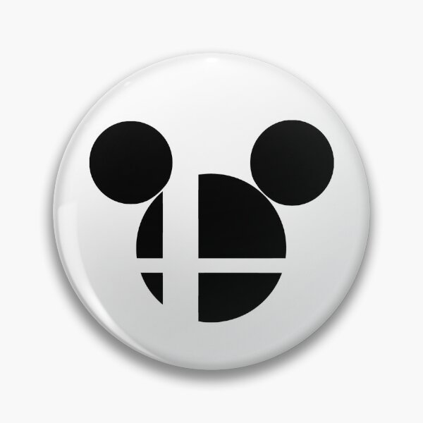 Item preview, Black and white Smash symbol designed and sold by joseanimates.