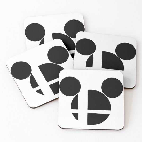 Item preview, Black and white Smash symbol designed and sold by joseanimates.