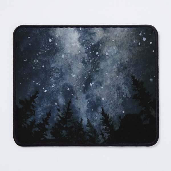 Milky Way Watercolour Mouse Pad