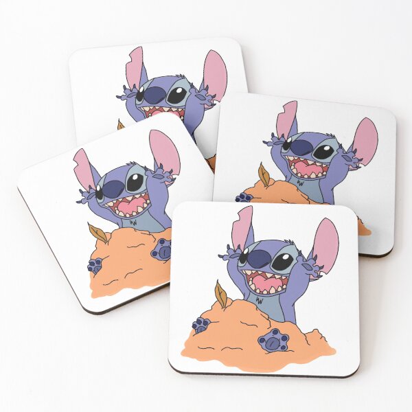 Item preview, Stitch with his sand castle designed and sold by lauren alanna's shop :).