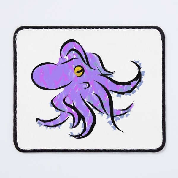 Item preview, octopus purple cephalopod drawing designed and sold by MiraNomegusta.