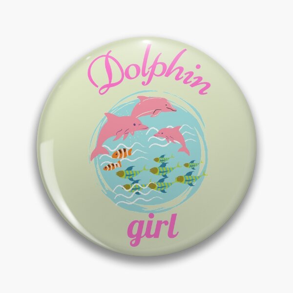 Item preview, cute Dolphin- girl designed and sold by BronikowskiART.