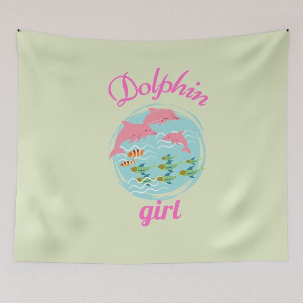 Item preview, cute Dolphin- girl designed and sold by BronikowskiART.