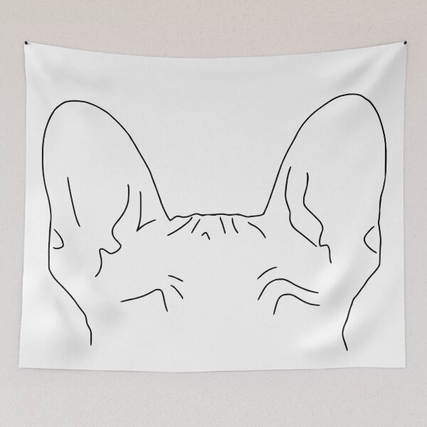 Item preview, Frenchie Black Minimalist LineArt designed and sold by ani-eni.
