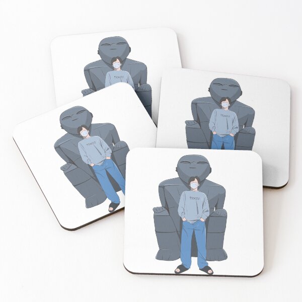 Item preview, V with a Statue KPOP Illustration designed and sold by kimrora.