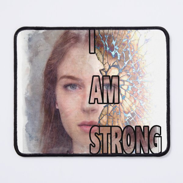 Item preview, I Am Strong (Affirmation Poster) designed and sold by rgbguy.
