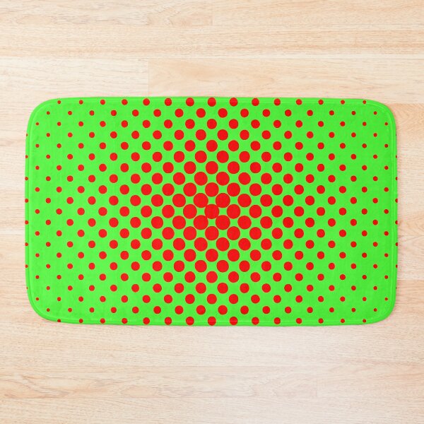 Item preview, Red Dots with green background designed and sold by Md Rashid  Hasan.