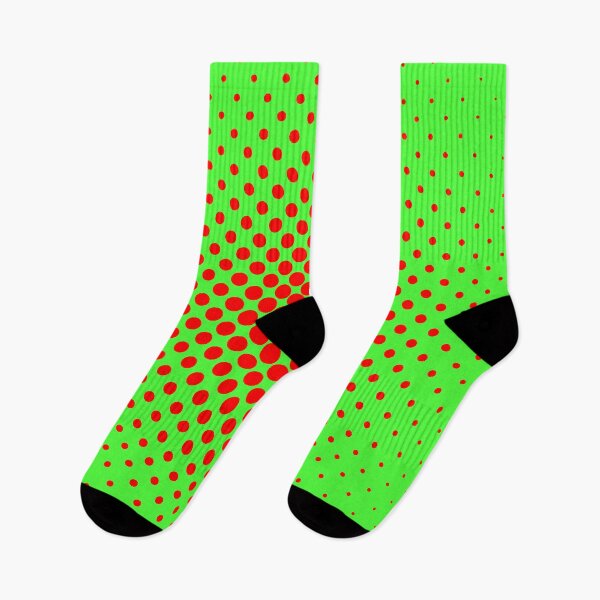 Item preview, Red Dots with green background designed and sold by Md Rashid  Hasan.