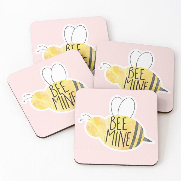 Item preview, Valentines gift- BEE mine - funny Valentines day pun designed and sold by hitechmom.