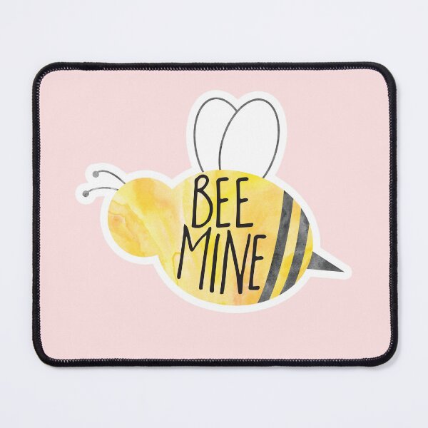 Item preview, Valentines gift- BEE mine - funny Valentines day pun designed and sold by hitechmom.