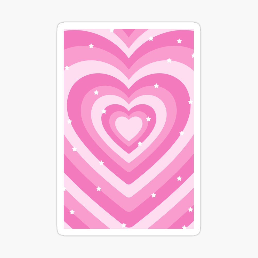 pink monochrome heart Canvas Print for Sale by y2krevival