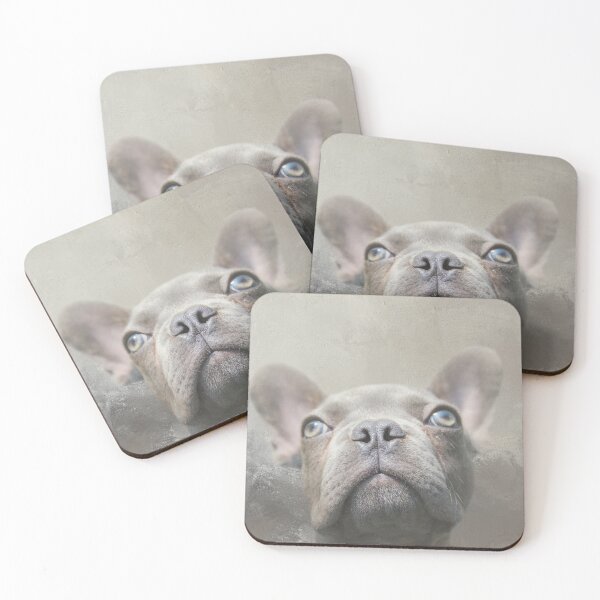 Item preview, Portrait of a Gray French Bulldog Two designed and sold by Elisabeth Lucas.