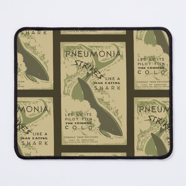 Item preview, Pneumonia Strikes poster from 1937 designed and sold by GaffaMondo.