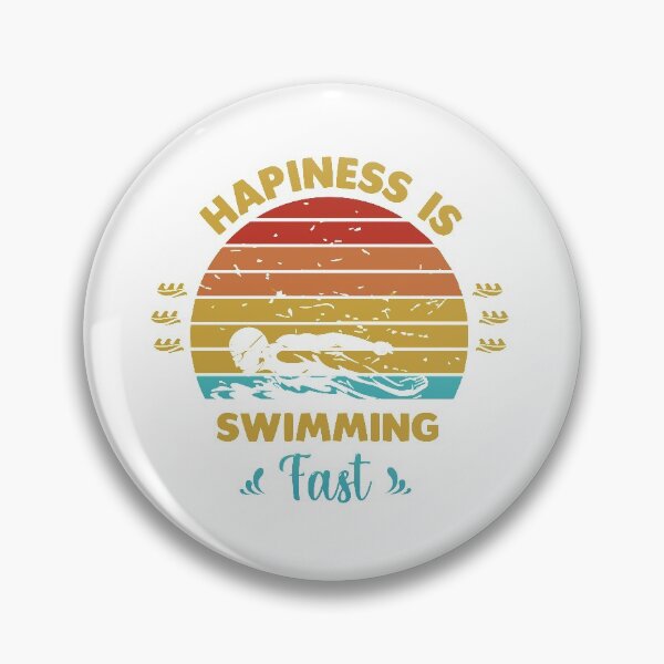 Item preview, Hapiness is swimming fast designed and sold by swimarts.