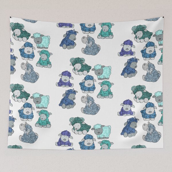 Item preview, Floral fleeced Sheep  designed and sold by faolansforge.