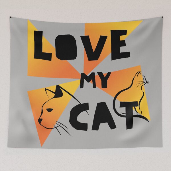 Item preview, Love my KITTY CAT designed and sold by BronikowskiART.