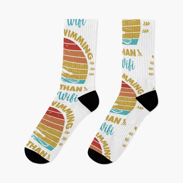 Item preview, I love swimming more than free wifi designed and sold by swimarts.