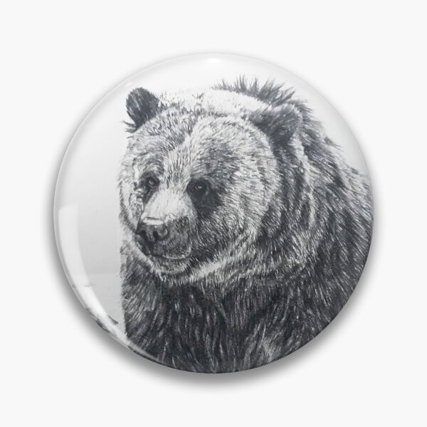 Item preview, Grizzly bear in graphite designed and sold by BeckyKidus.