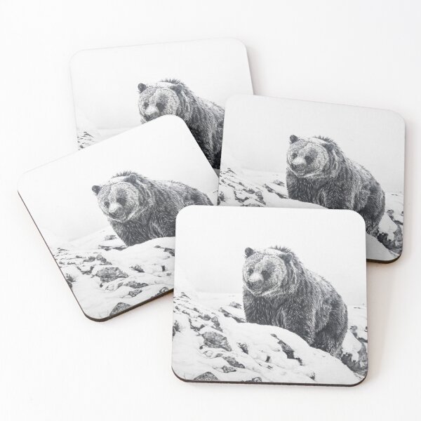 Item preview, Grizzly bear in graphite designed and sold by BeckyKidus.