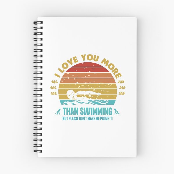 Item preview, I love you more than swimming designed and sold by swimarts.