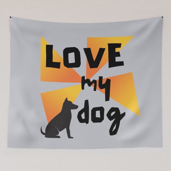 Item preview,  Love my Doggie  designed and sold by BronikowskiART.