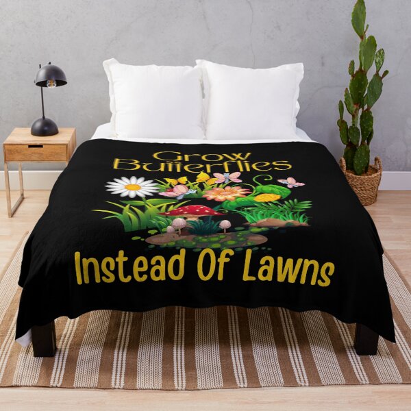 Item preview, Grow Butterflies Instead Of Lawns Colorful Design designed and sold by EarthArtDesigns.
