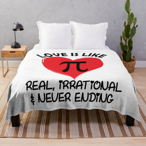 Item preview, Love is Like Pi Real Irrational and Never Ending designed and sold by TravelScientist.