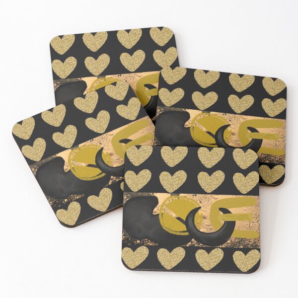 Item preview, Love word Black Gold designed and sold by OMdesign10.