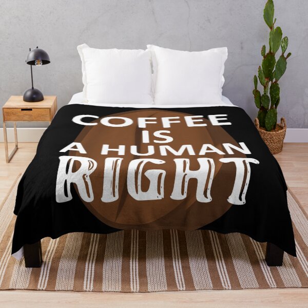 Item preview, Coffee is a Human Right - with a Coffee bean designed and sold by sama-stylish.
