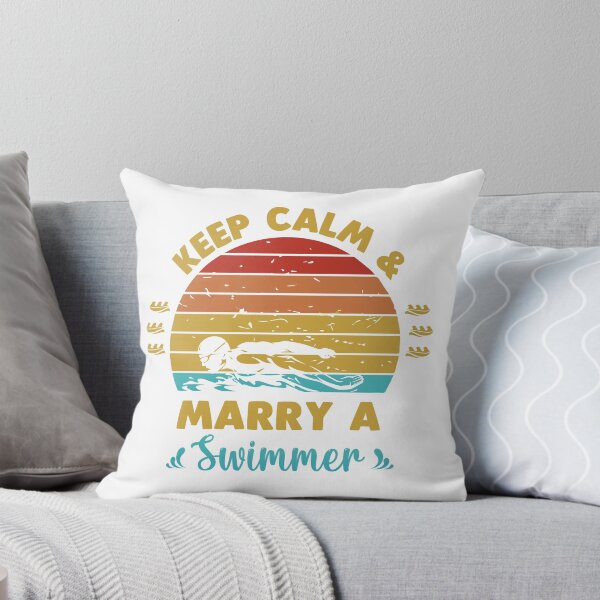 Item preview, Keep calm and marry a swimmer designed and sold by swimarts.
