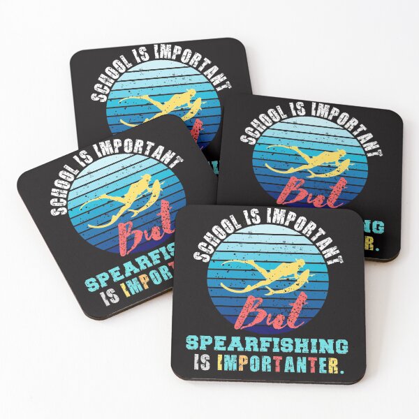 Item preview, School Is Important But Spearfishing Is Importanter funny gift idea for Diving & Freediving lovers 2022 designed and sold by Live  Today.