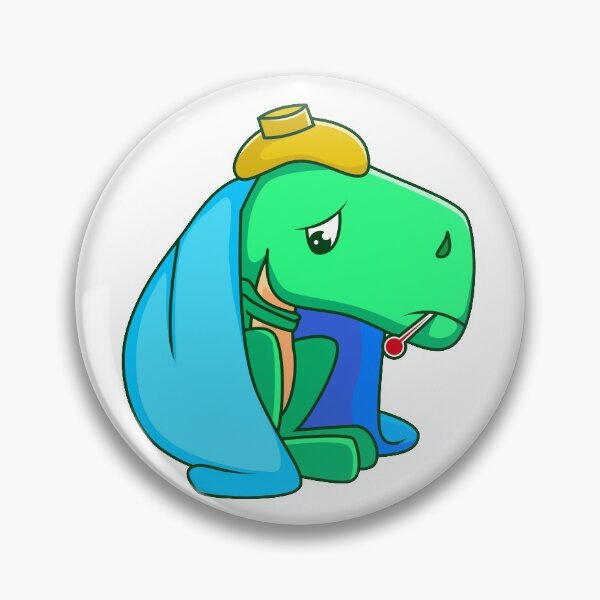 Item preview, Sick Dinosaur with Flu designed and sold by PET-SHIRTS.