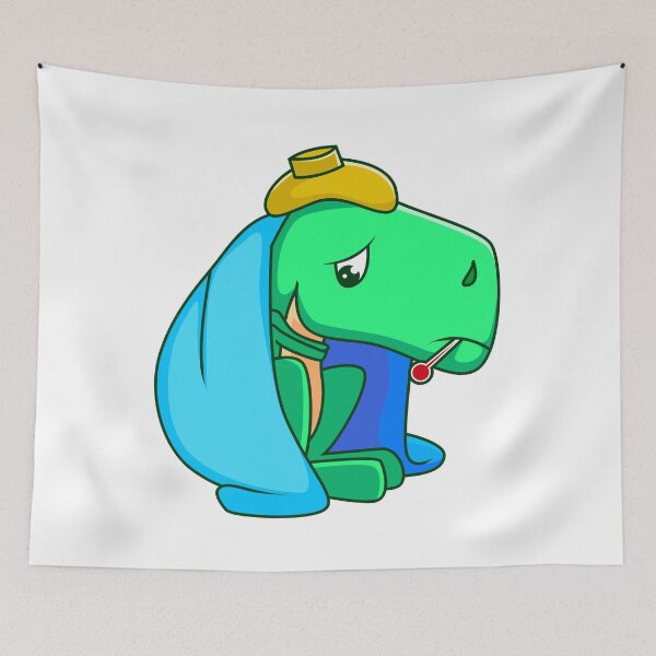Item preview, Sick Dinosaur with Flu designed and sold by PET-SHIRTS.