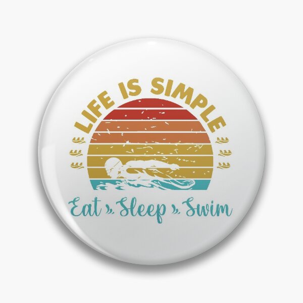Item preview, Life is Simple Eat Sleep Swim designed and sold by swimarts.