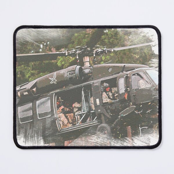 Item preview, US Soldiers, Black Hawk Helicopter Watercolor designed and sold by Dingy Designs.