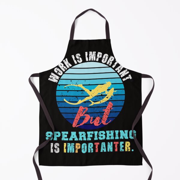 Item preview, work Is Important But Spearfishing Is Importanter funny gift idea for Diving & Freediving lovers 2022 designed and sold by Live  Today.