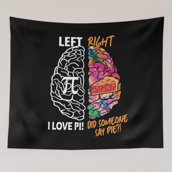Item preview, Left Brain Right Brain Pi designed and sold by TravelScientist.